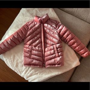 Size 11-12 Girls Zara Coat Shiny